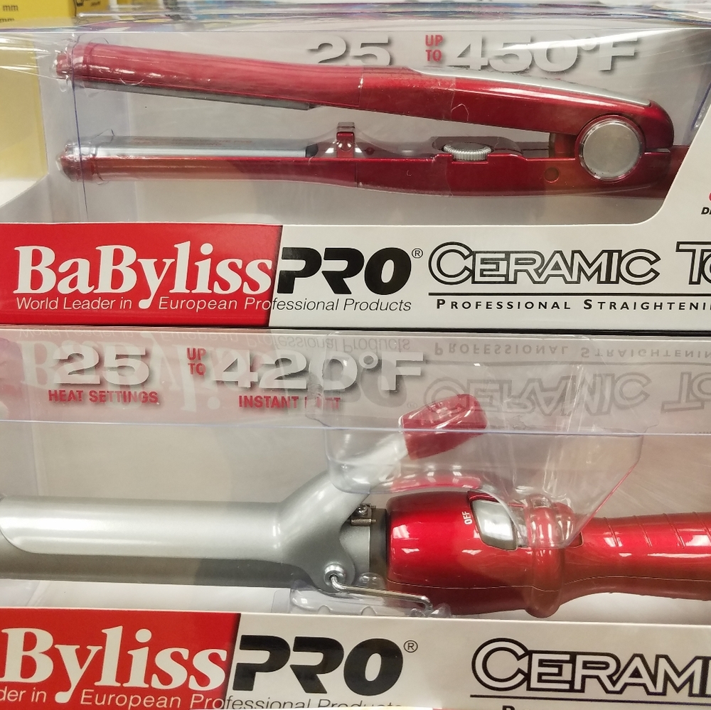 Flat iron curling iron